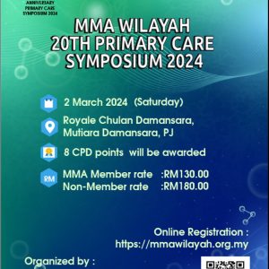MMA Wilayah 20th Primary Care Symposium Non Member