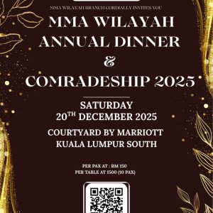 MMA Wilayah Annual Dinner & Comradeship 2025 – 1 Table